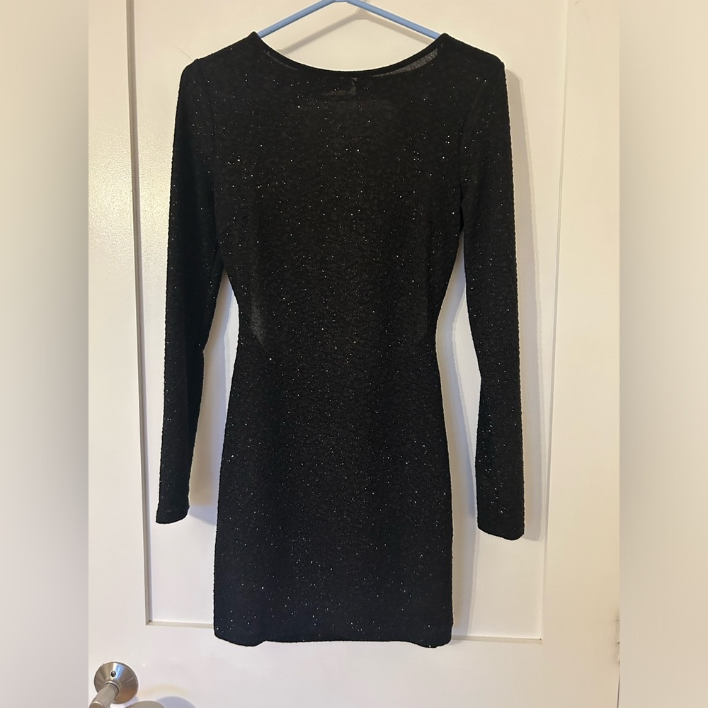 Backless Black Dress